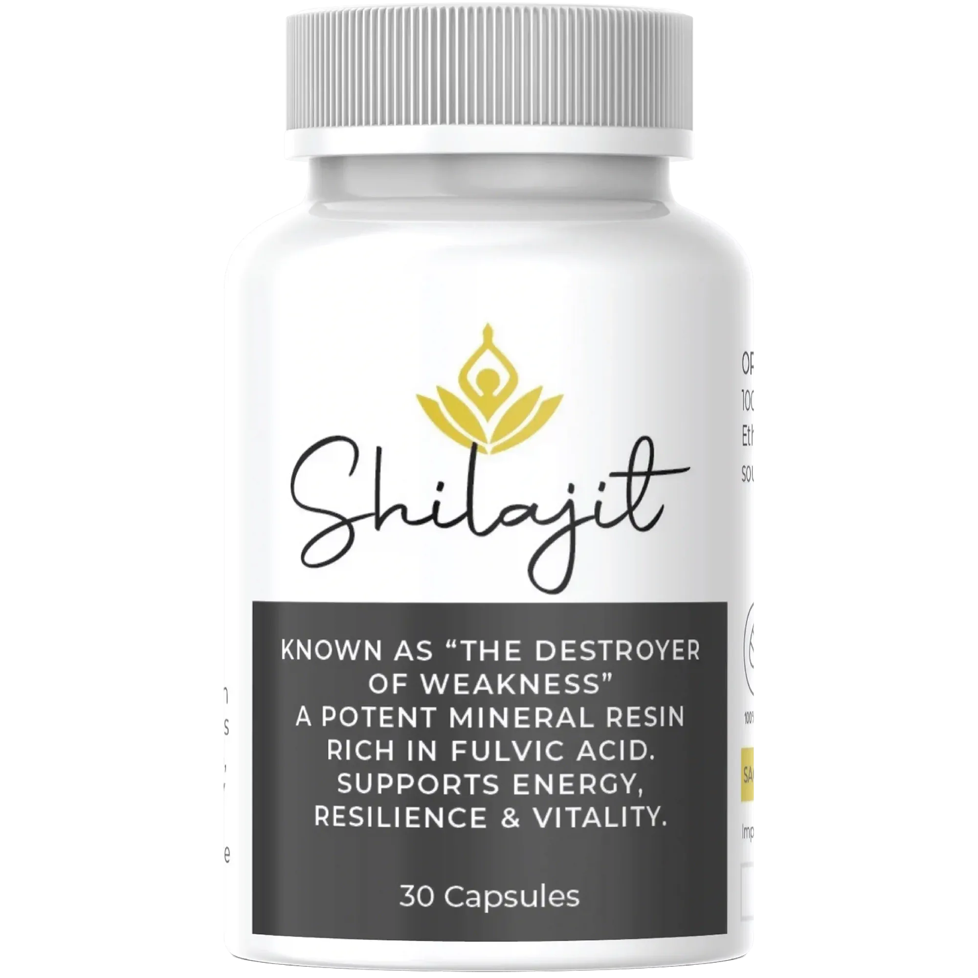 Known as “the destroyer of weakness” A potent mineral resin rich in fulvic acid. Supports energy, resilience & vitality.